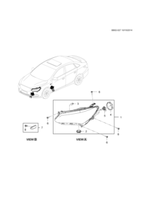 90871799-Head lamp, (incl 2-5)