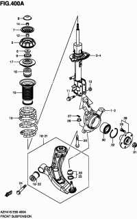 4160170L00-STRUT ASSY,FRONT SPNSN,R