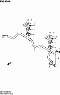 4243172L00-MOUNT,FRONT STABILIZER BAR