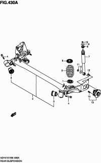 4181070L01-ABSORBER SUBASSY,REAR SHOCK