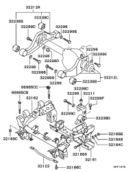 MU100040-BOLT,FRAXLECROSSMEMBER