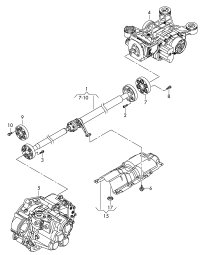 8J0521127-Shaft comp., w/balancer: