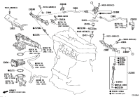 2382525020-Bumper, fuel delivery pipe