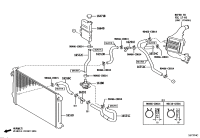 165540Y030-Hose, intercooler coolant, no.4