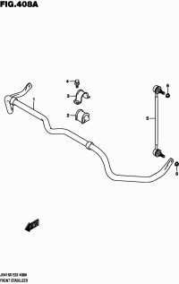 4241265J00-BUSHING,FR STABILIZER MOUNT