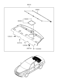 856100R500XU-TRIM ASSY-PACKAGE TRAY