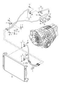 4F0317826M-PIPE-HEAT EXCH/PORCAYENNE/TOUR
