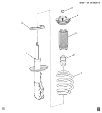 84257827-STRUT,FRT SUSP(CODE AFNS)(ACDelco #84257827)