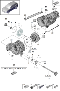 PAB398135-Bolt set