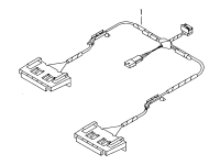 8E0971145-Harness, license plate lamp handle: