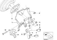 35101165693-Bracket brake signal lamp & clutch switch