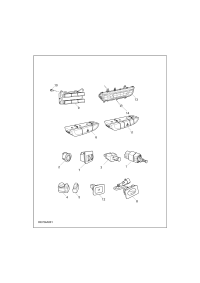 C00022907-Switch assy-head lamp