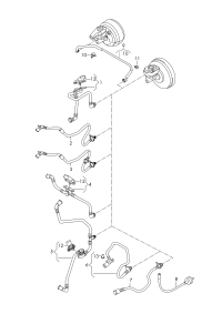1K0612041KG-Pipe, vacuum w/check