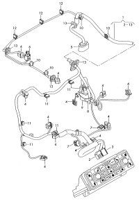 4E0971569A-Harness, electronic control air conditioner