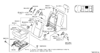 874185LF0A-Handle, seat back recl