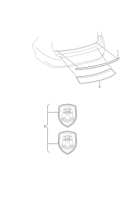 760071360-Protector, for rear hatch lid