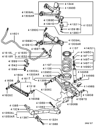 4162A027-SHOCK ABSORBER,RR SUSP