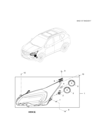 23342294-Head lamp (low power/ECE) (including 2,4-7)