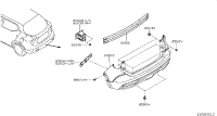 850225RF2H-BUMPER SET-RR