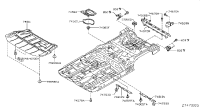 G45692FLMA-Bracket-2nd seat, lh