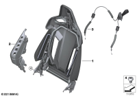 52108067466-Frame assy-seat back rh