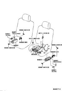 8492060060A0-SWITCH ASSY, POWER SEAT