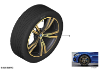36115A2AED4-RDC complete wheel kit summer Night Gold