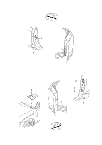 4H0010502EE-Plate, tire inflation pressure mark