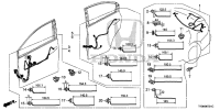 32108TS6H30-Harness, luggage compartment, rear