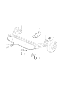 1TD609721-Brake cable: