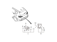 4133100XKZ36A-Lamp assy-combination rr lh