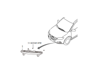 4137200XKZ36A-Lamp assy-daytime drive rh