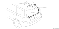 81812SC000-Flexible cord, rear door