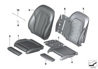 52107956165-Faux leather-seat cover lh