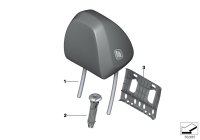 52108492990-Headrest artificial leather