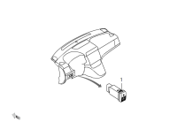 4121300XKZ36A-Switch assy, headlamp leveling