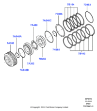 9L3Z7H360B-Piston, forward
