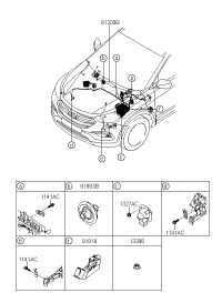 91300A1010-WIRING ASSY-FRT