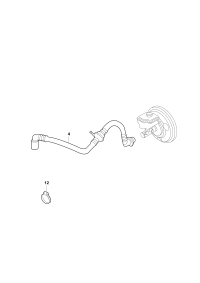 1K0612041FN-Pipe, vacuum w/check