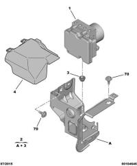 9814253680-Bracket-brake hydraulic unit