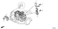 327425WAH30-Bracket, rear drive wire harness
