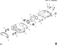 19149600-BOLT,RR BRK CLPR GDE PIN(M10X1.25X26.5)(CLP GUIDE PIN BOLT)(*KIT1)