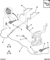 6438CF-Nozzle assy-h/lamp washer
