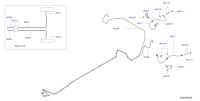 462106CT6A-Tube assy-rear wheel brake, rh