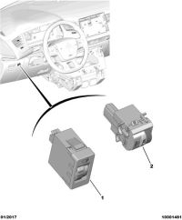 YL002489ZD-Control unit, headlamp adjusting