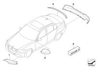 51710411575-Carbon, rear air deflector