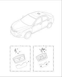 10004554ASA-Lamp, rr. roof inside read