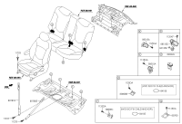 897800U000-STRIKER ASSY-RR SEAT BACK