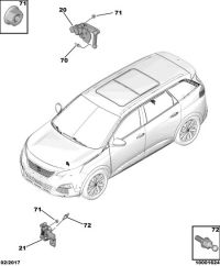 9811765080-Sensor, body height, front