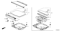 833043B4H01ZA-GARNISH ASSY., RR. CARPET *NH900L*